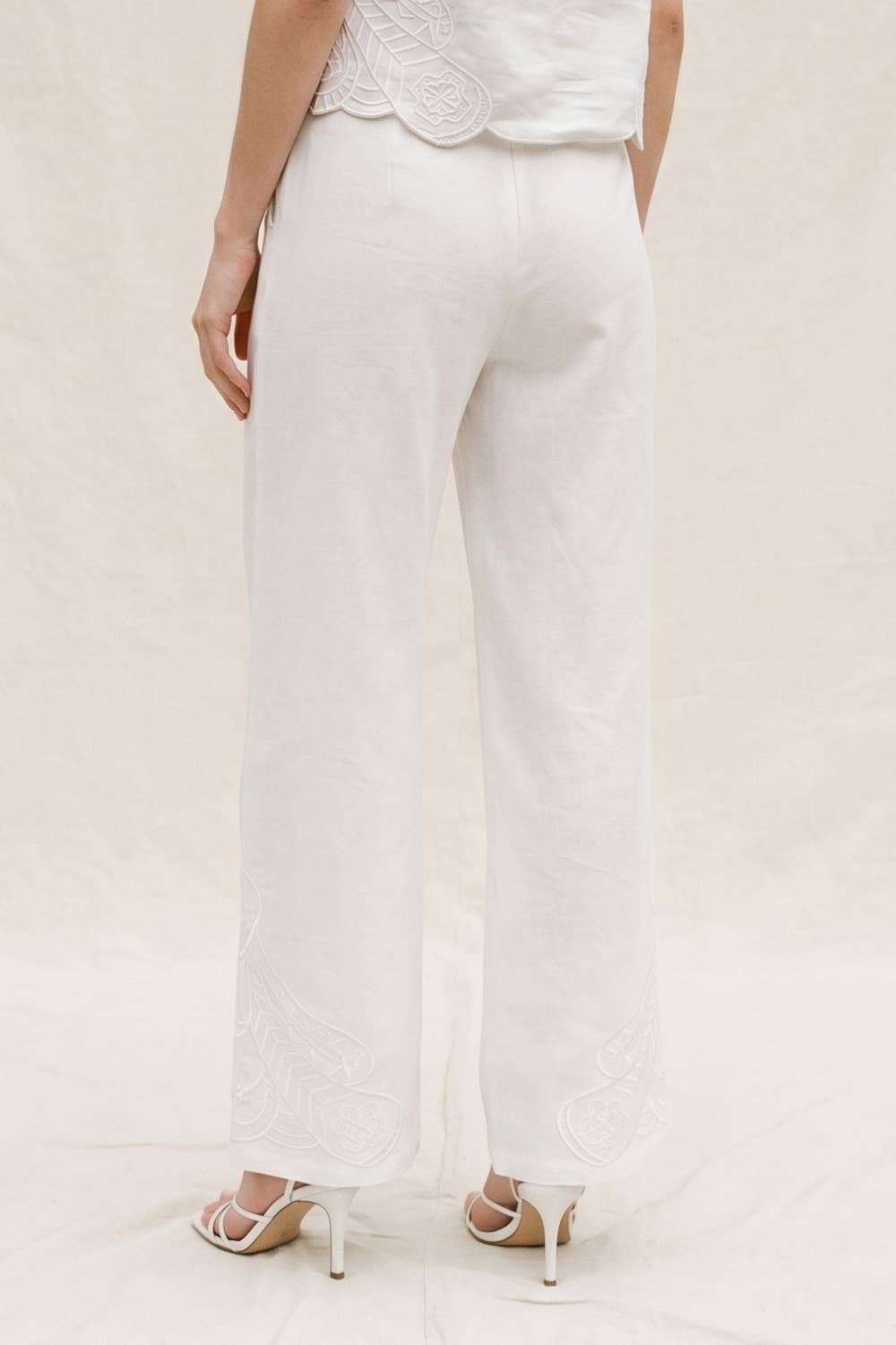 The Isla Embroidered Pants