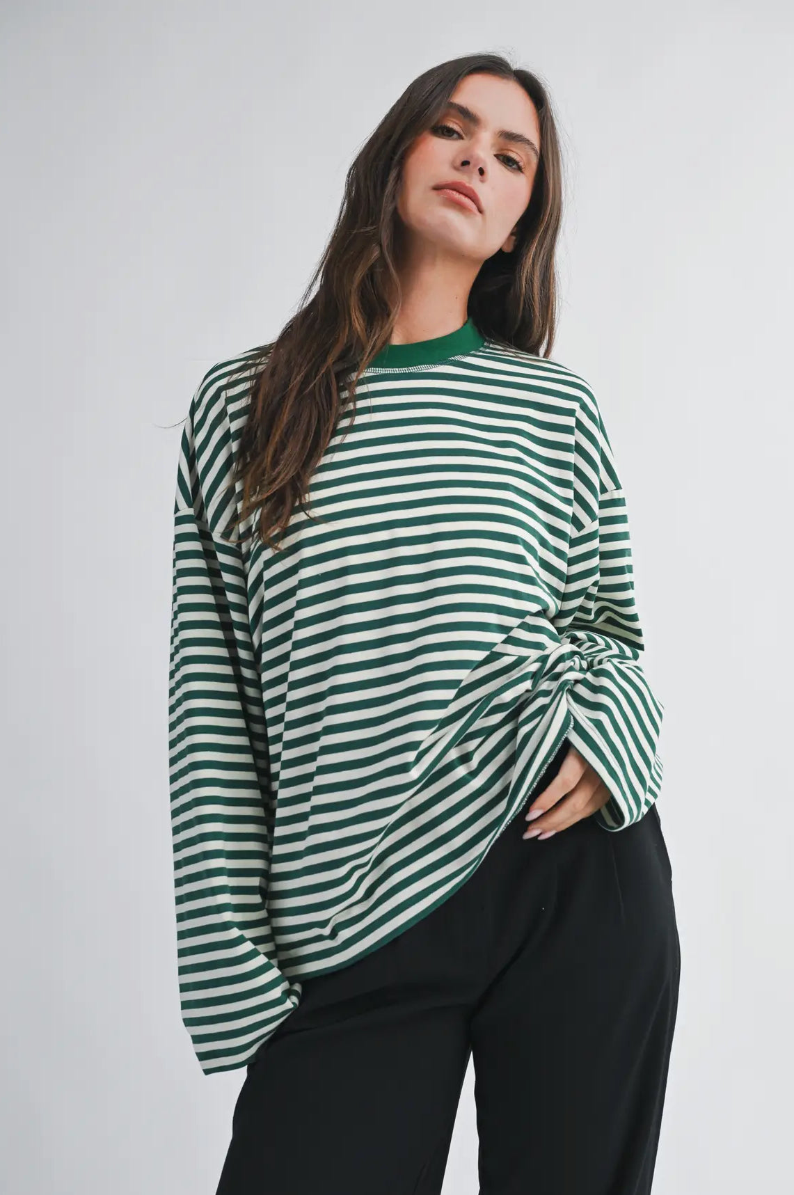 The Luxe Striped Long Sleeve