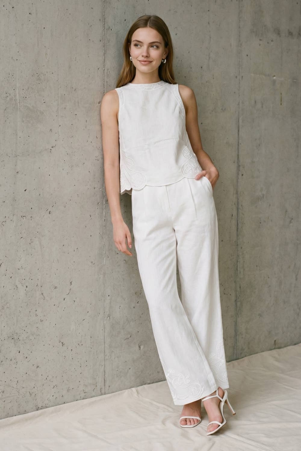 The Isla Embroidered Top