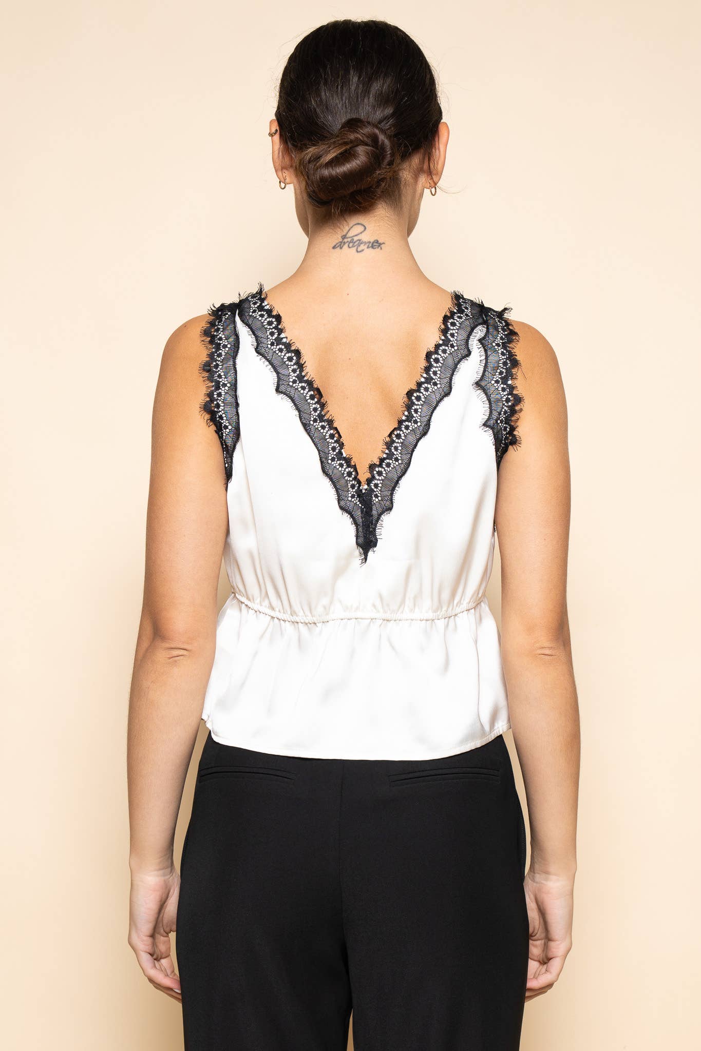 The Elle Lace Trim Top