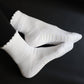 White Ruffle Grip Socks