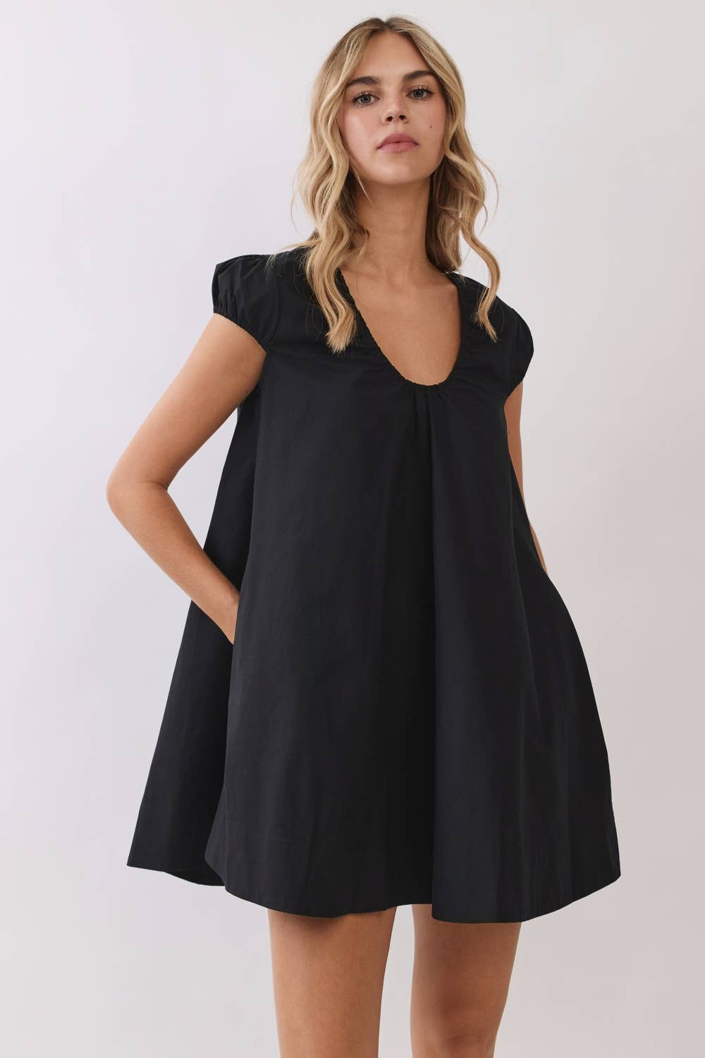 The Celine U-Neck Mini Dress