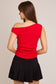 The Sienna Asymmetrical Knit Top