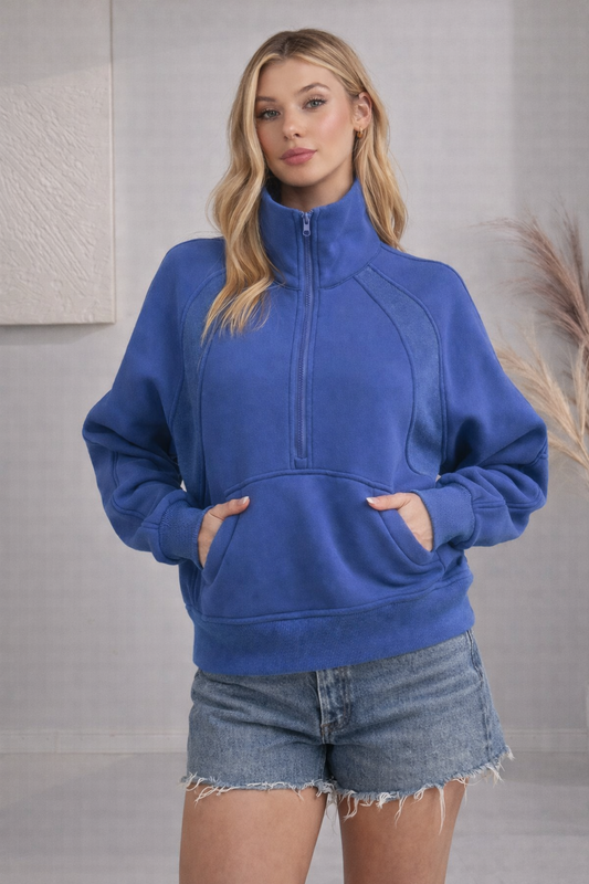 The Luxe Lounge Quarter Zip