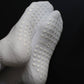 White Ruffle Grip Socks