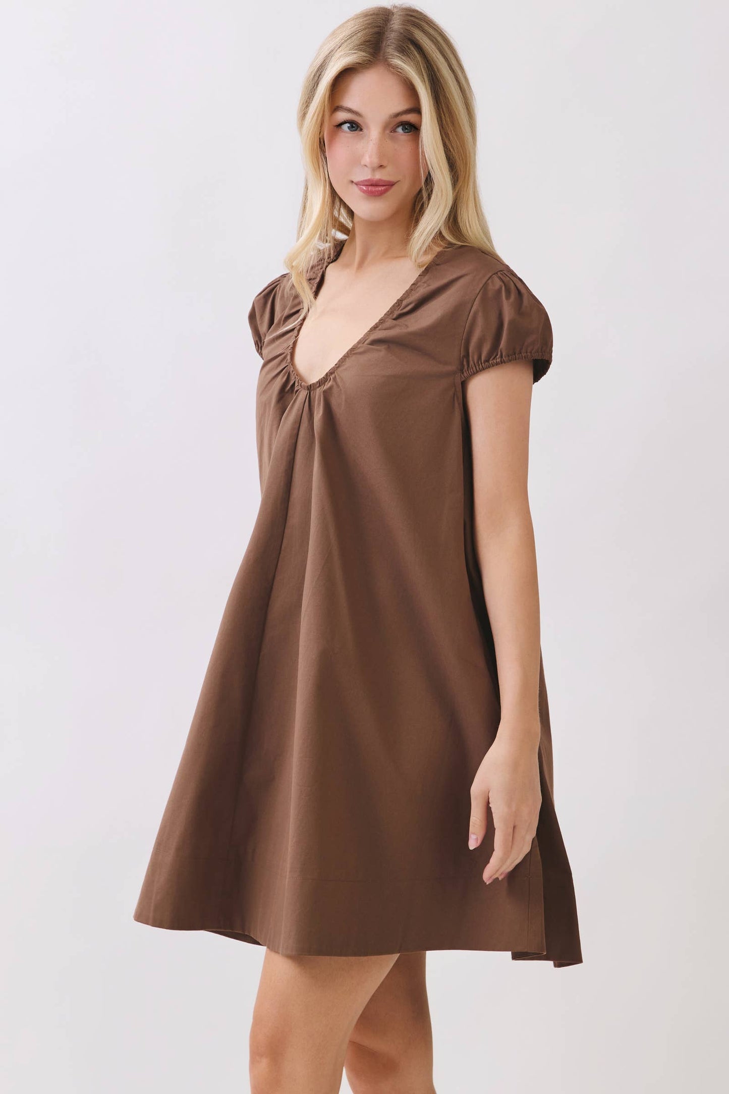 The Celine U-Neck Mini Dress