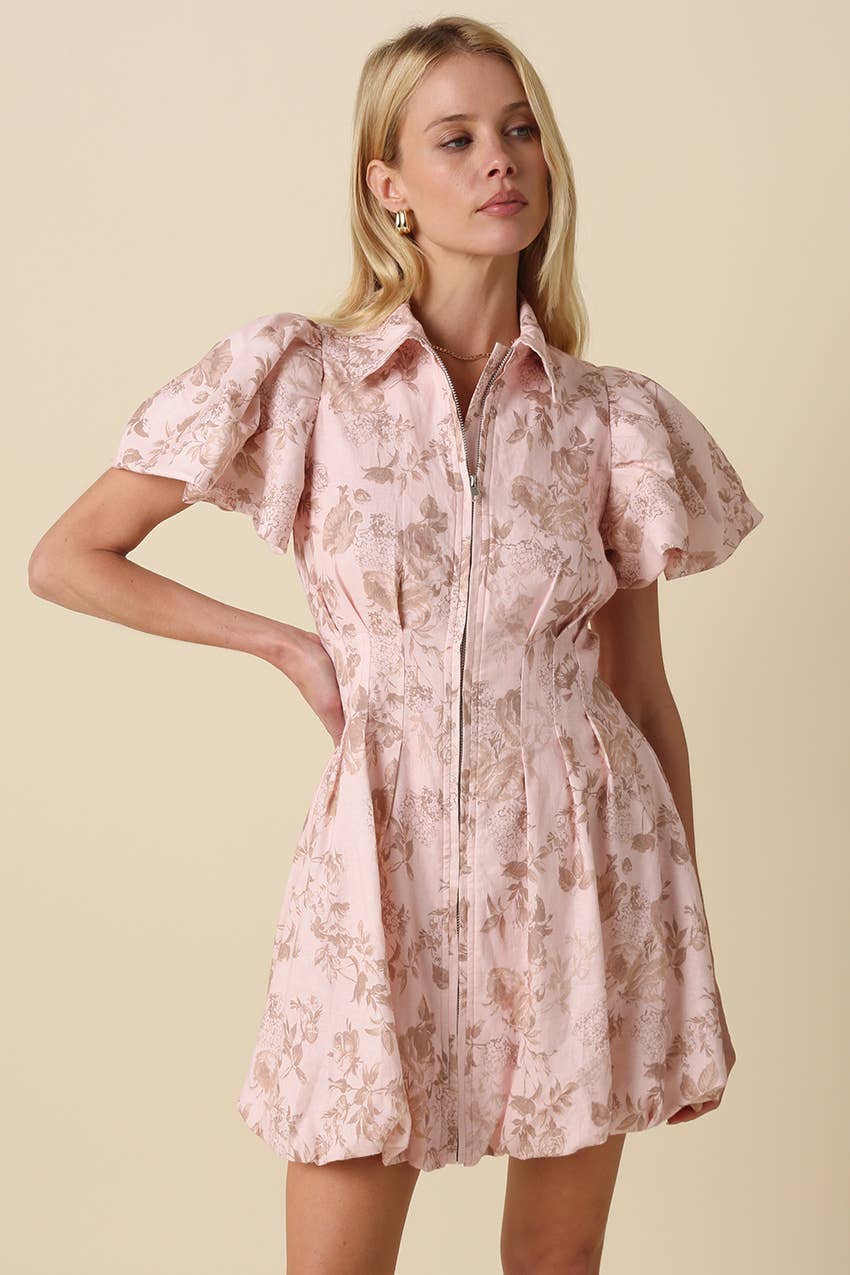 The Amara Floral Mini Dress