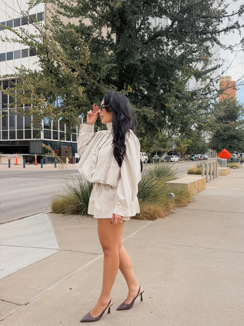 The Trench Skort Set