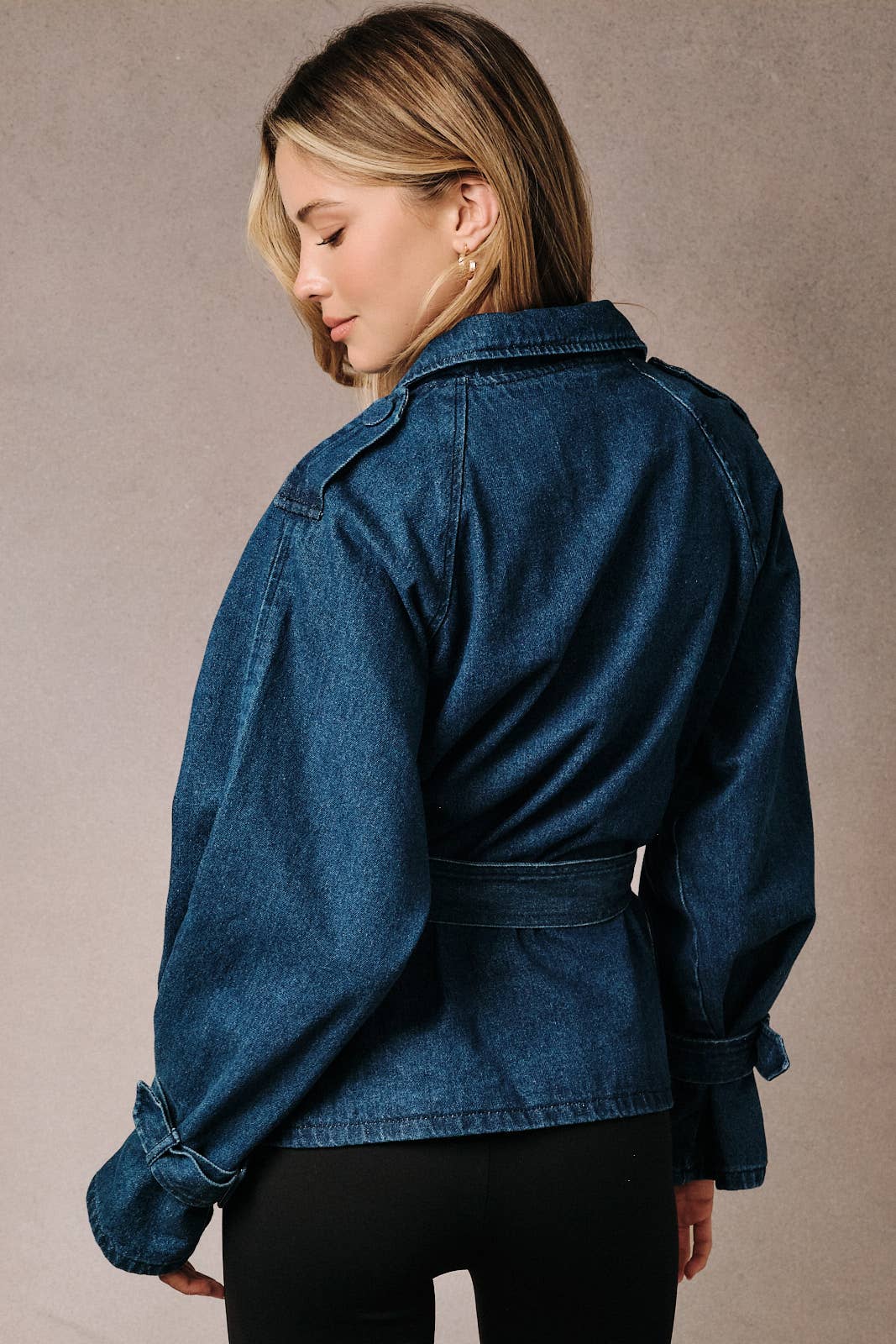 The Short Denim Trench