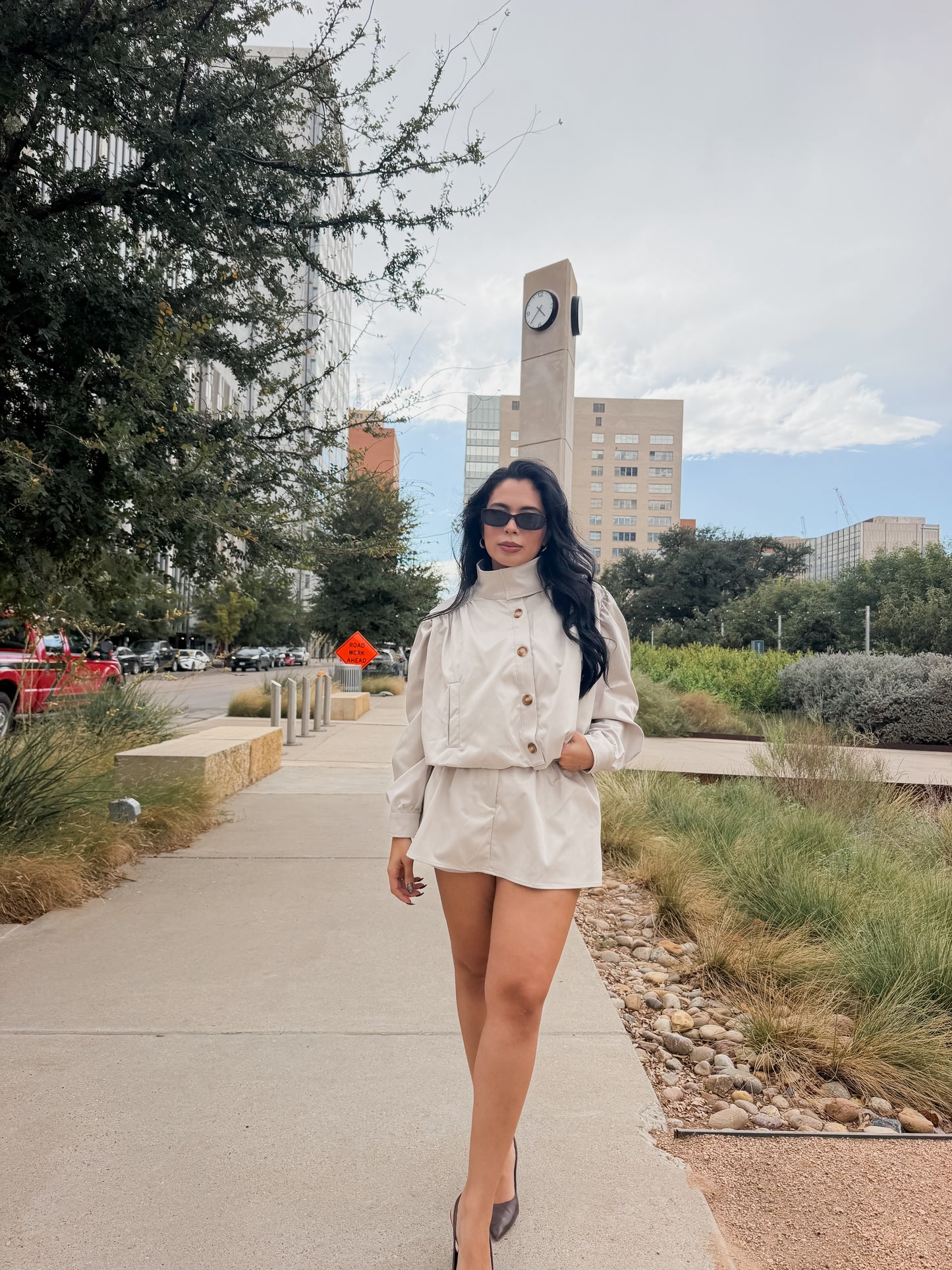 The Trench Skort Set
