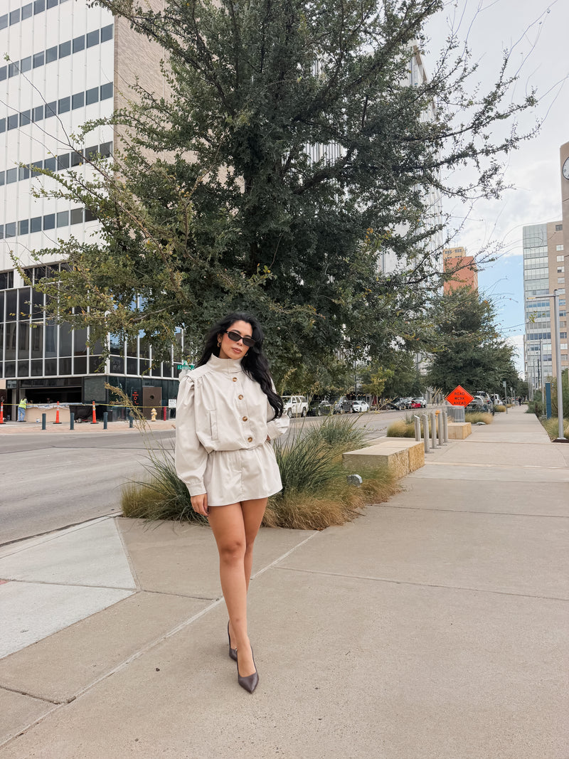 The Trench Skort Set