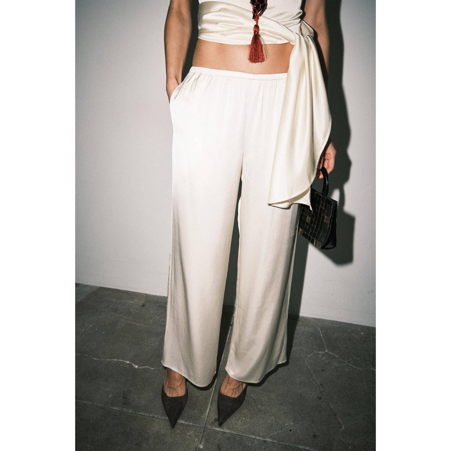 The Eva Satin Pant