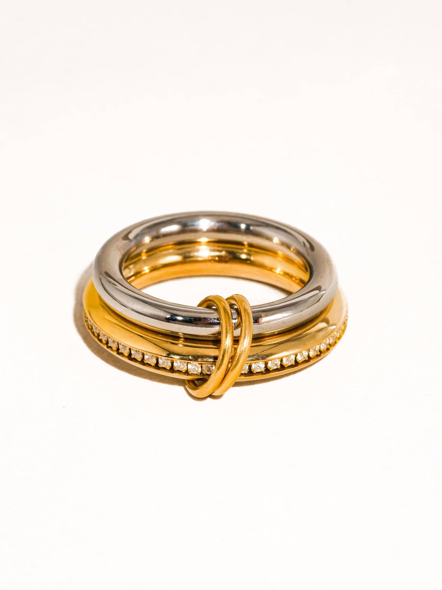 18K Gold Stack Band Ring