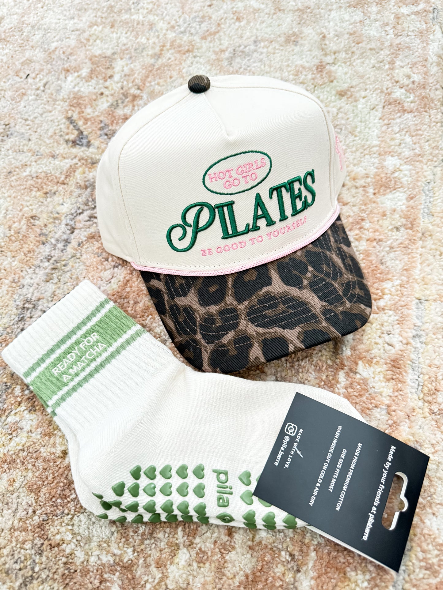 Hot Girls go to Pilates Leopard Hat
