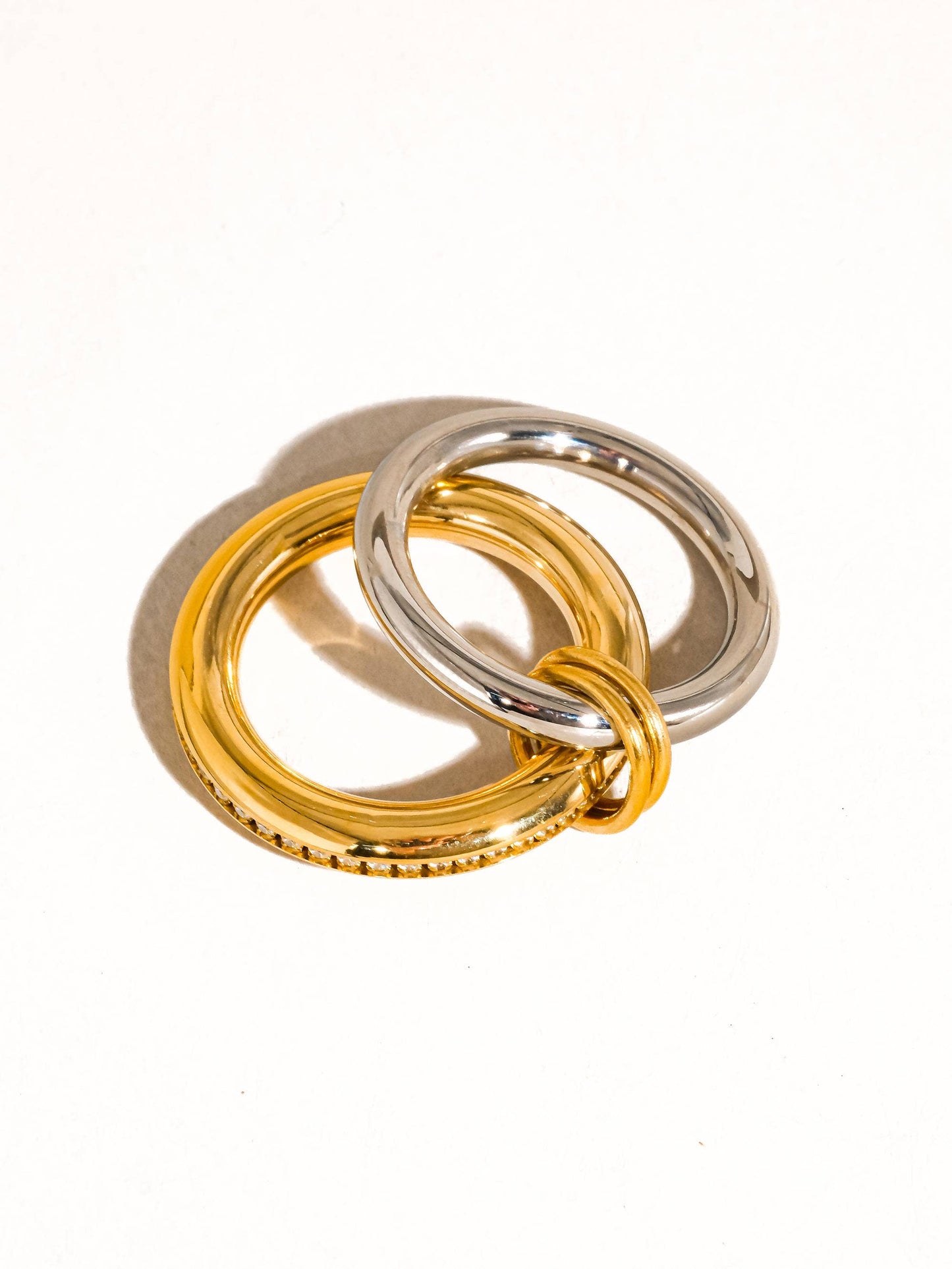 18K Gold Stack Band Ring