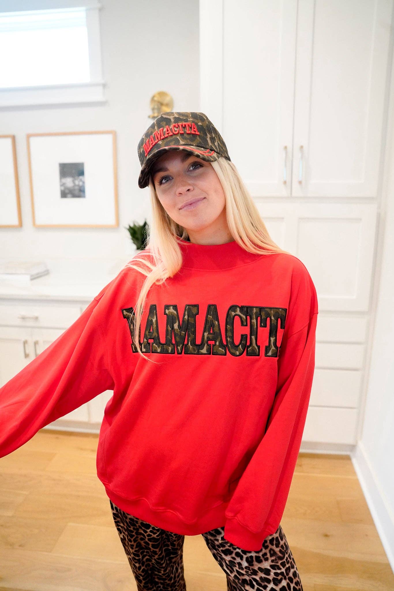 Mamacita Mock-Neck