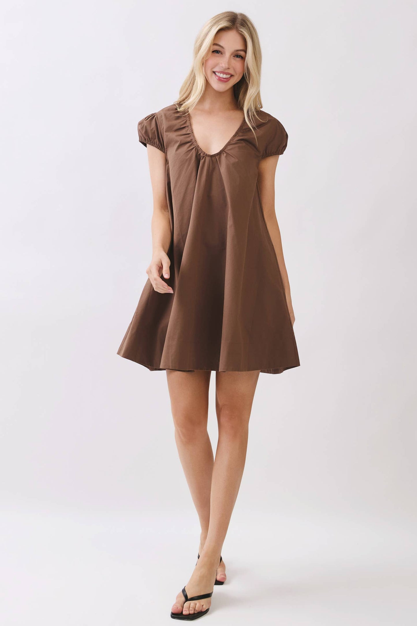 The Celine U-Neck Mini Dress