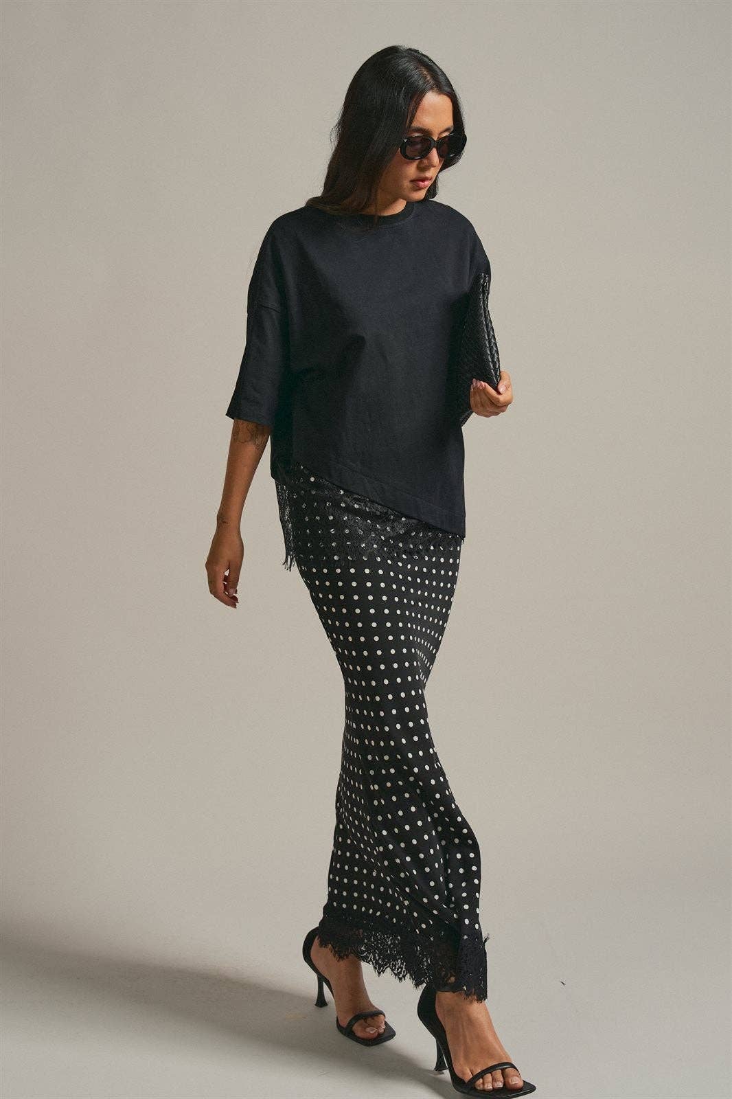 The Everyday Lace Hem Tee
