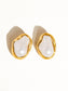 18K Gold Luxe Pearl Earrings