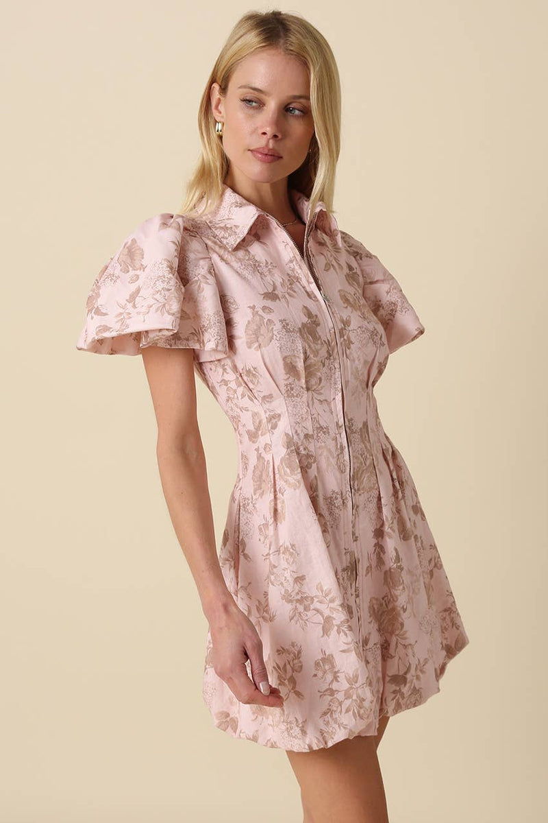 The Amara Floral Mini Dress