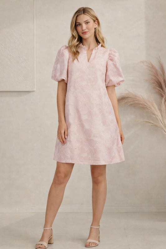 The Pretty In Pink Puff Dress