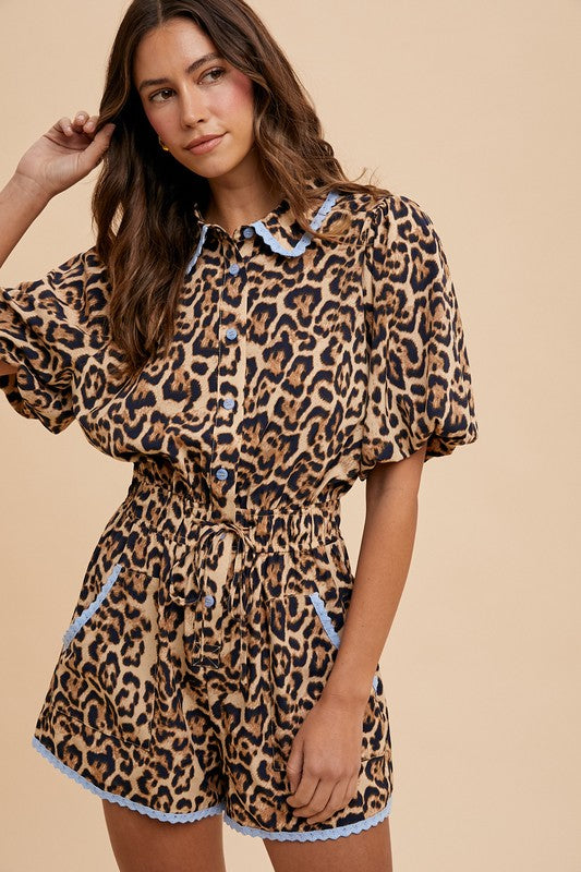 The Leopard Romper