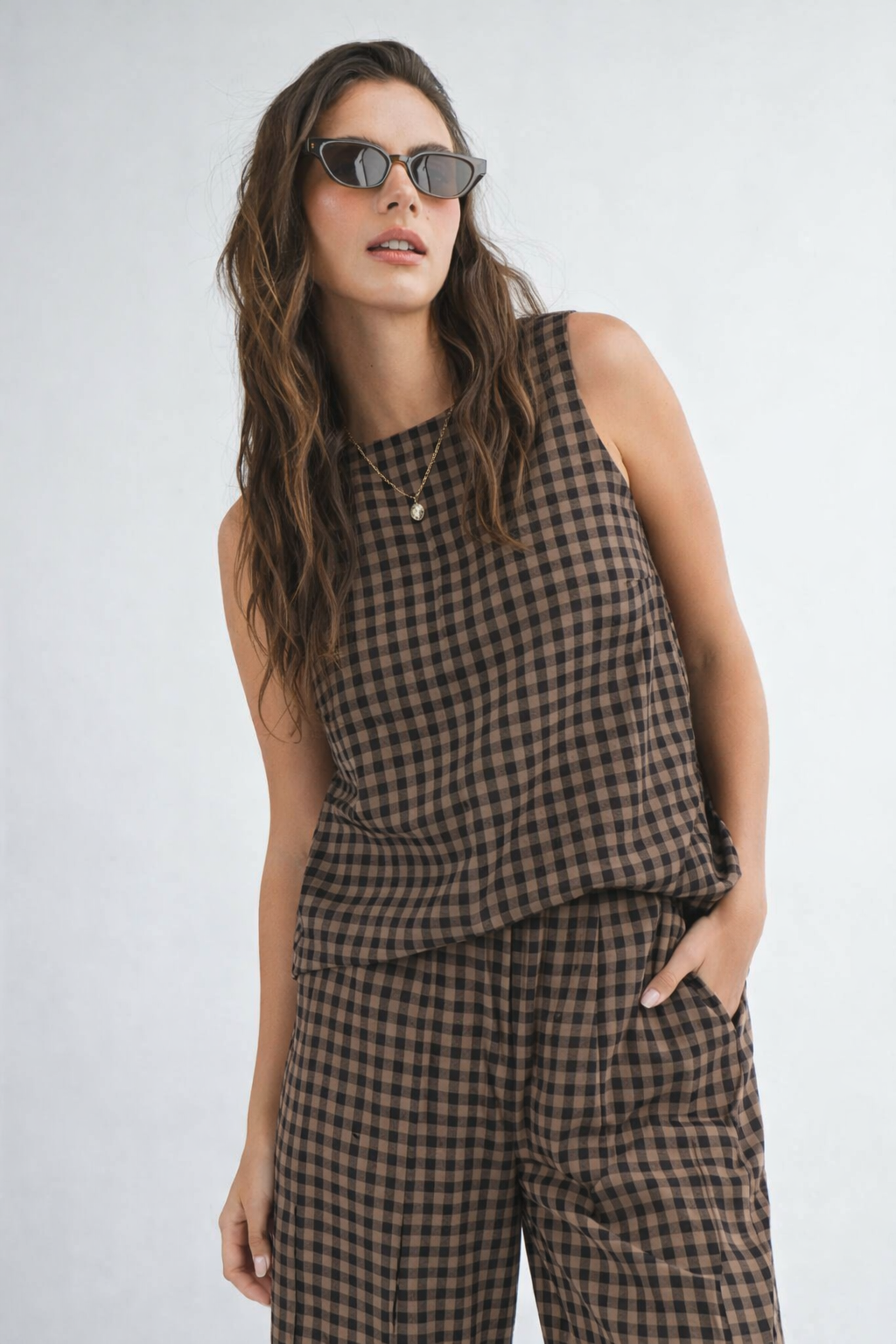 The Fine Cotton Gingham Set