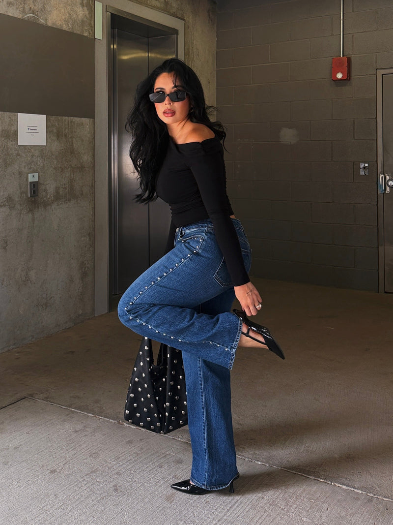 The Rhea Studded Jean