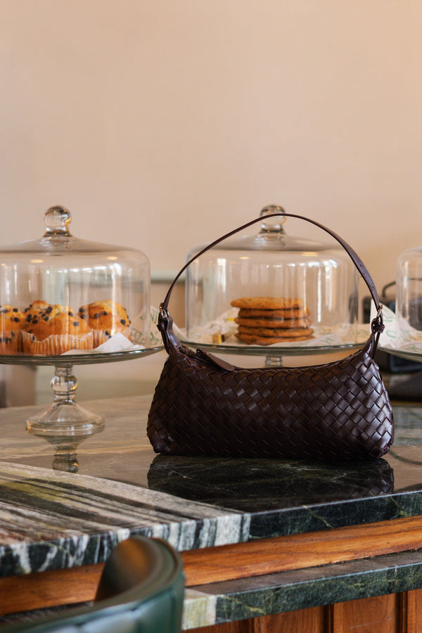 The Audrey Woven Shoulder Bag
