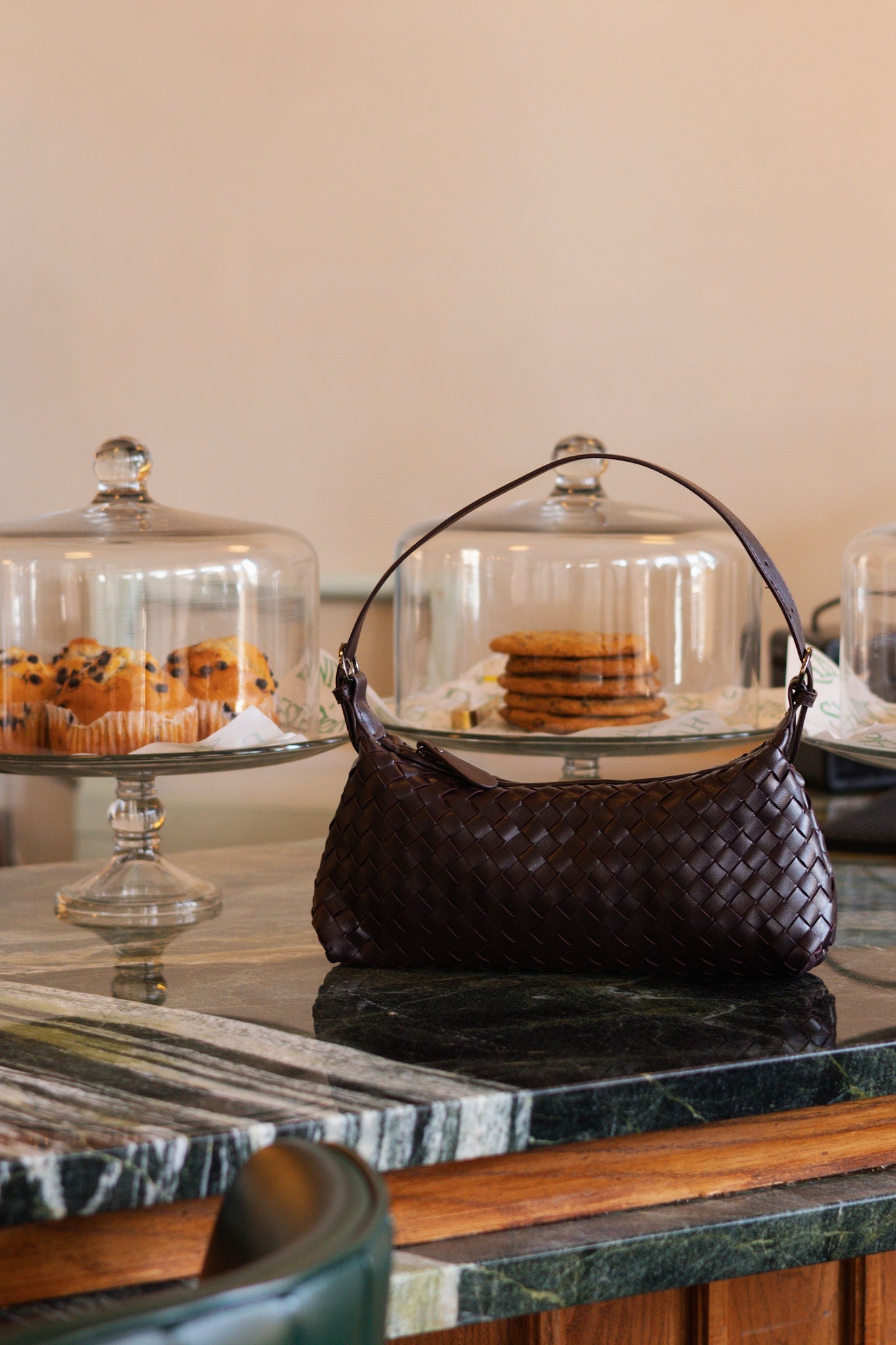 The Audrey Woven Shoulder Bag