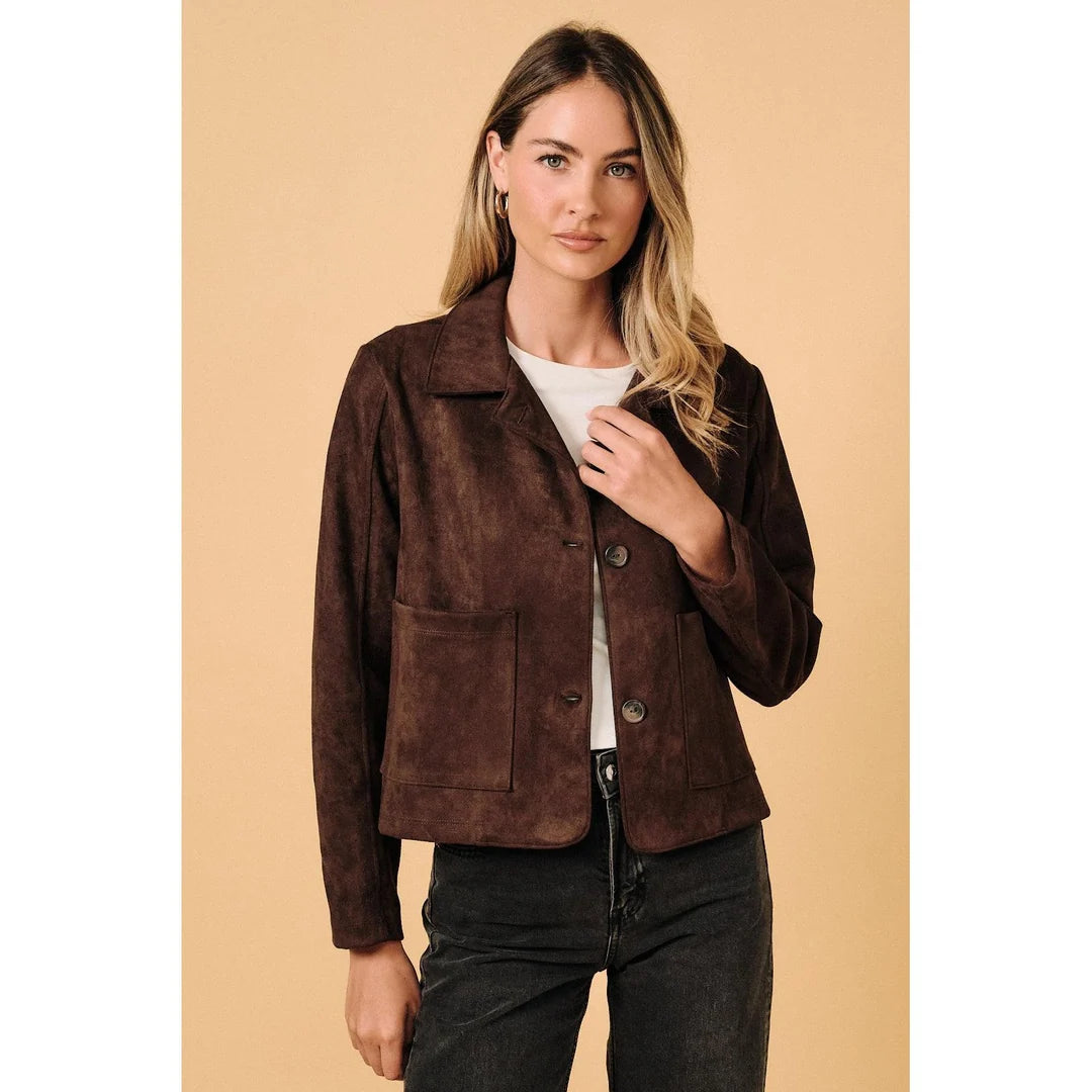 The Chocolate Suede Jacket