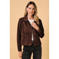 The Chocolate Suede Jacket
