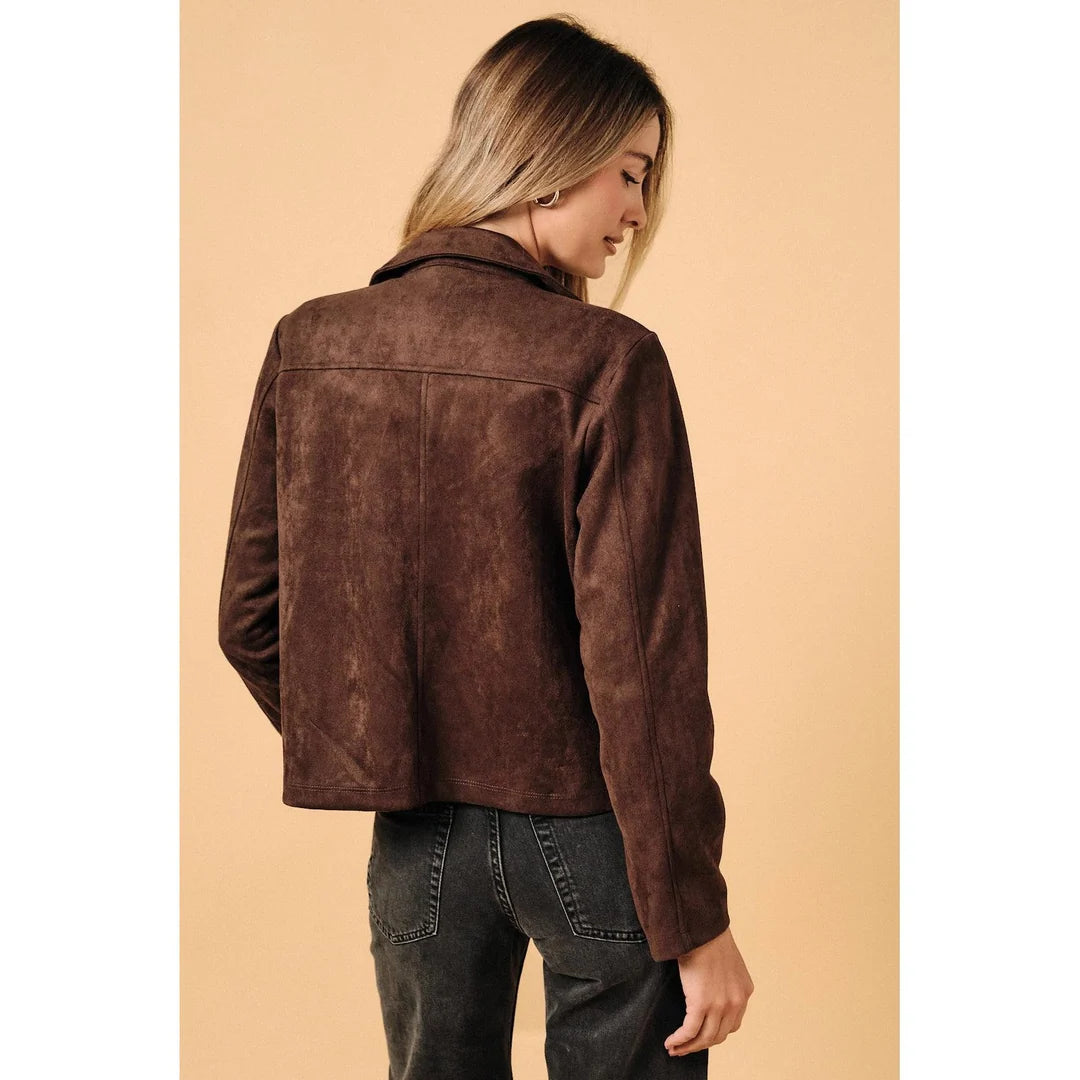 The Chocolate Suede Jacket