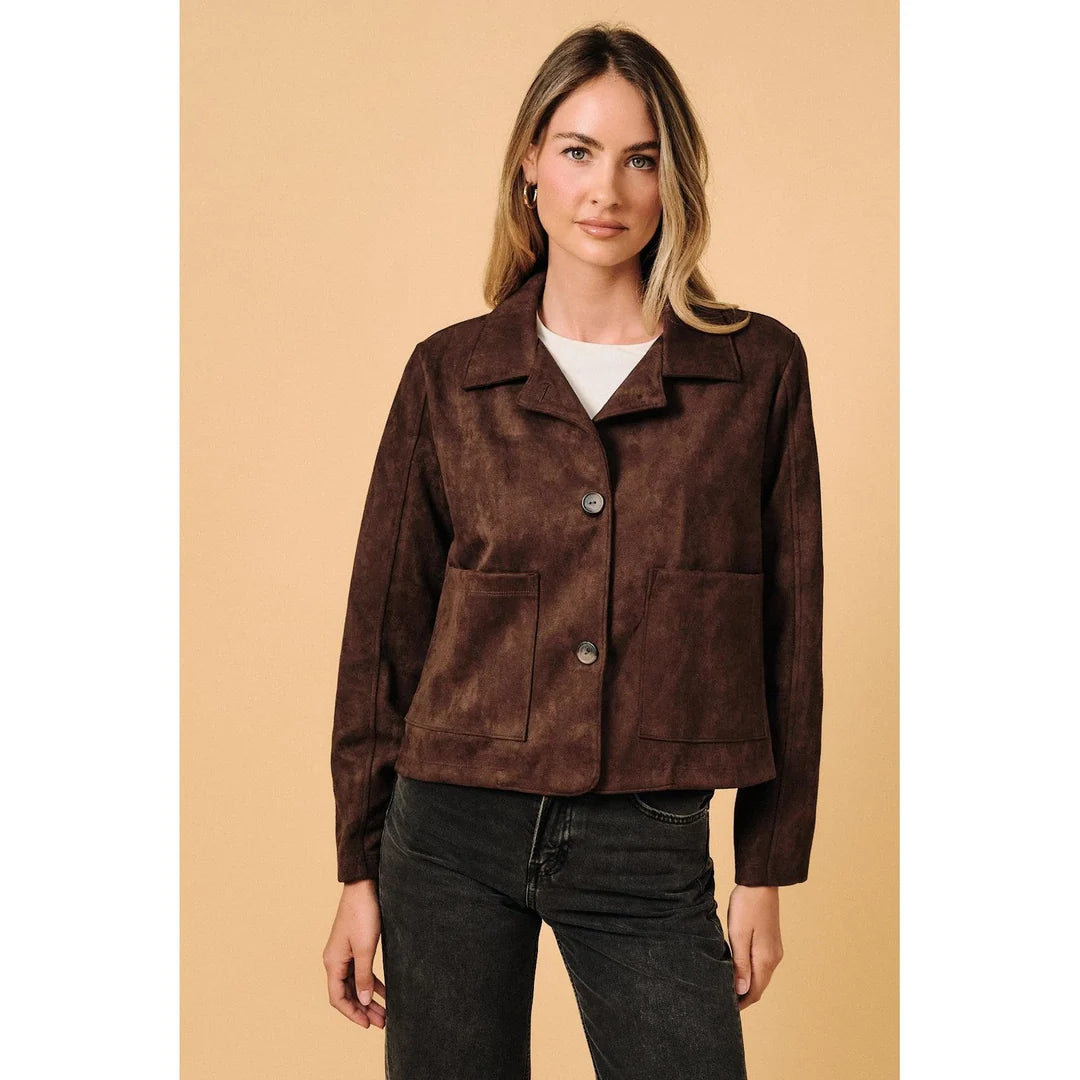 The Chocolate Suede Jacket