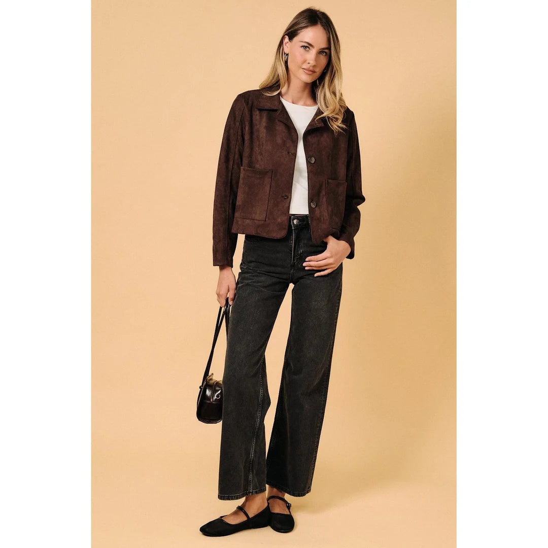 The Chocolate Suede Jacket