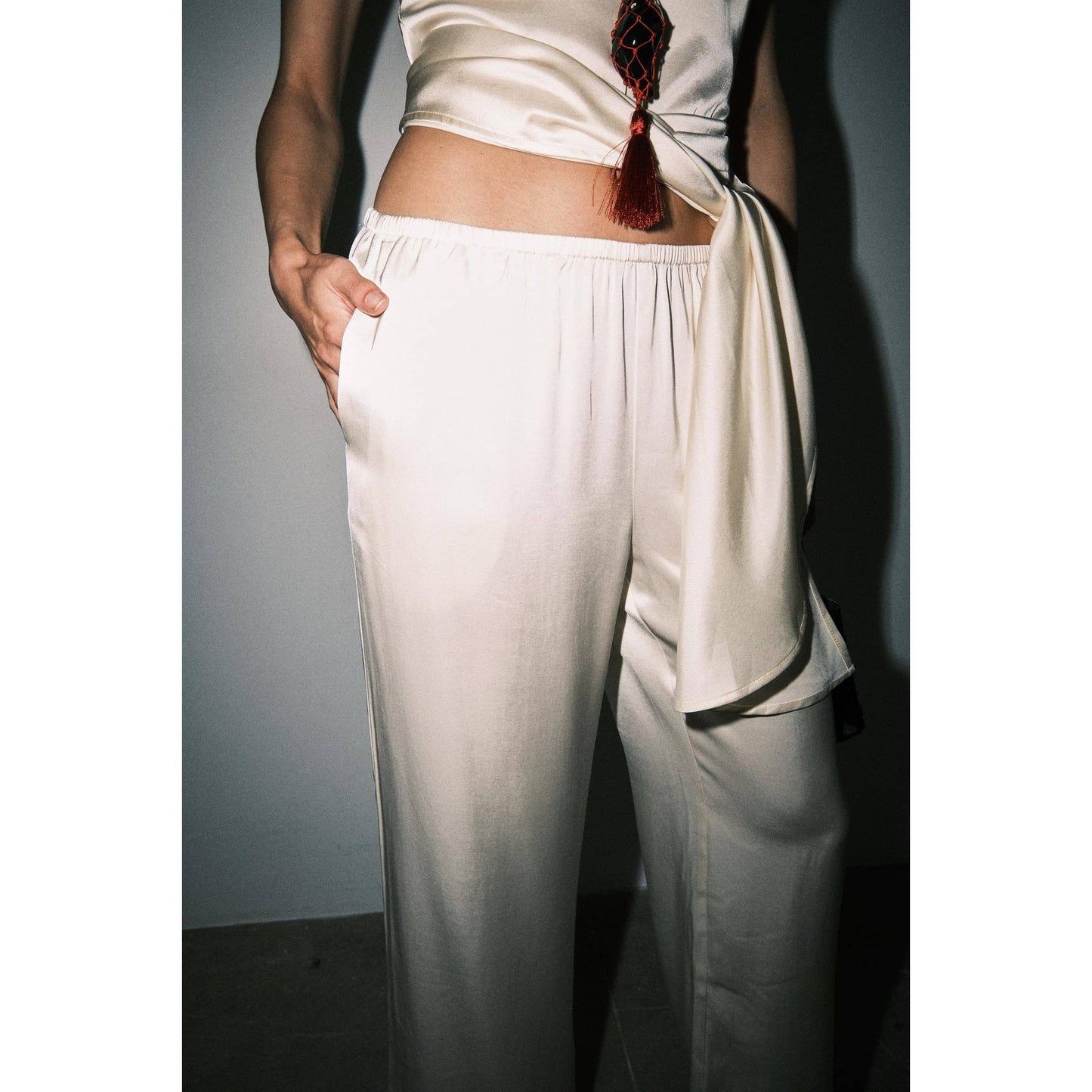 The Eva Satin Pant