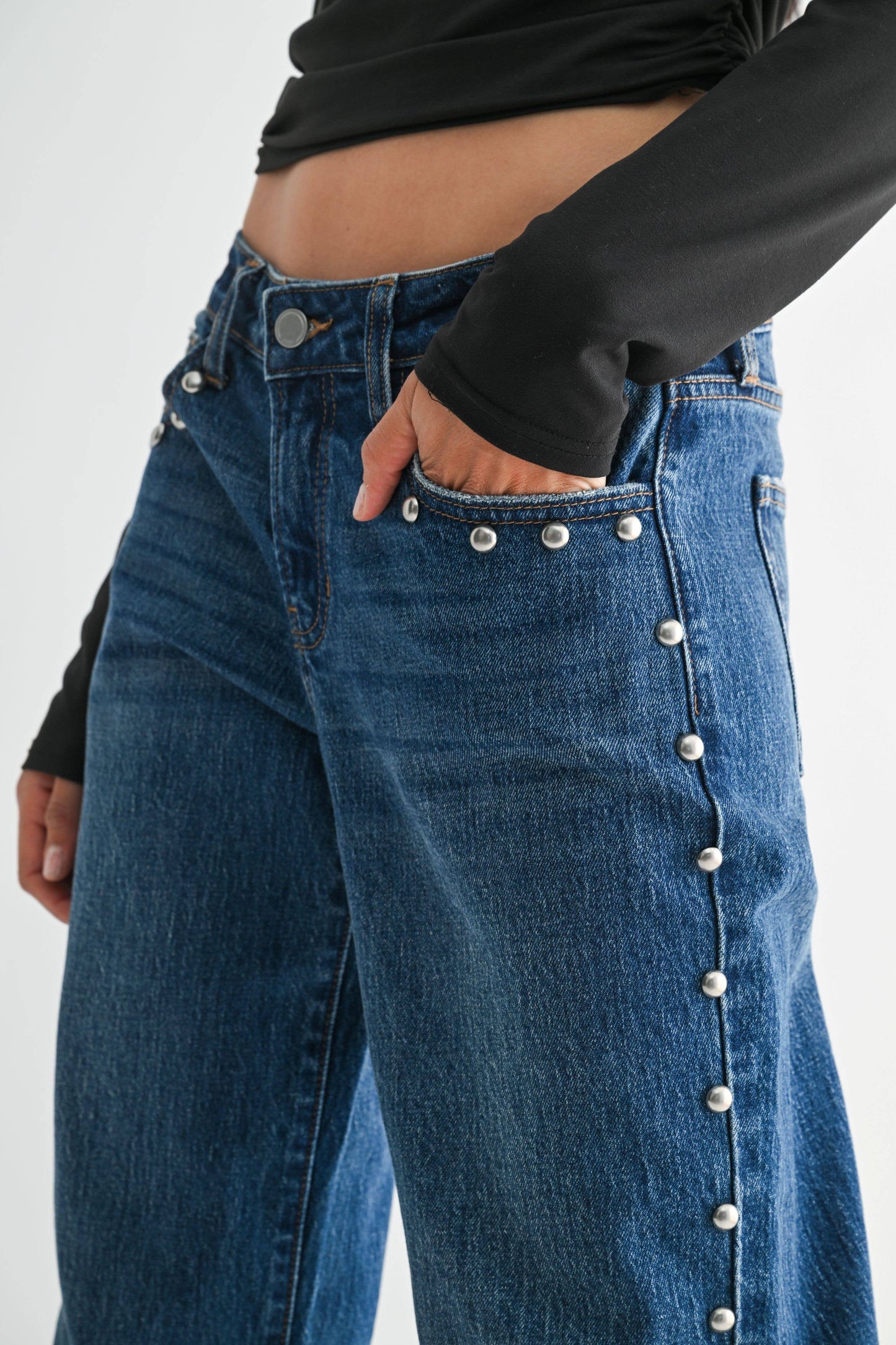 The Rhea Studded Jean