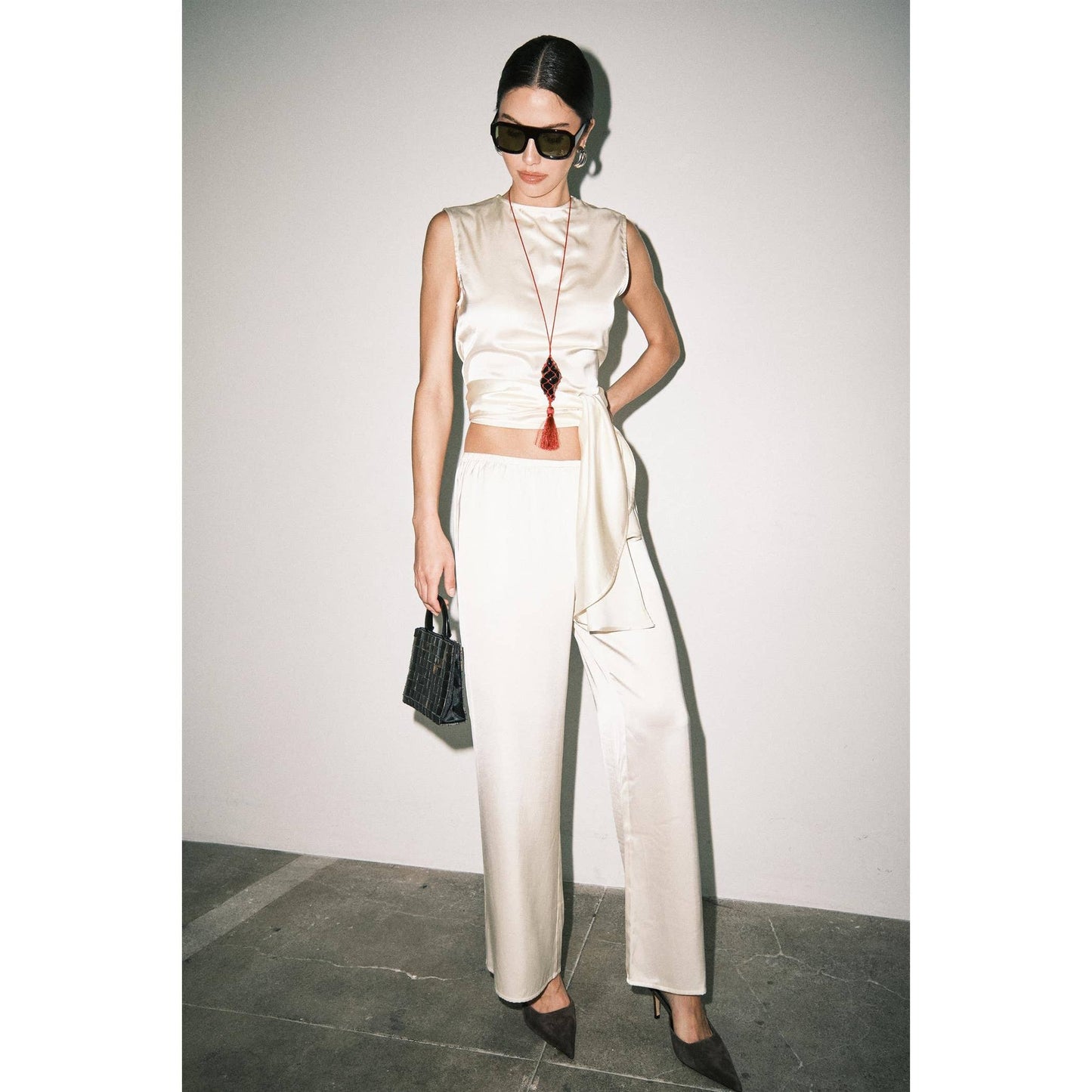 The Eva Satin Pant