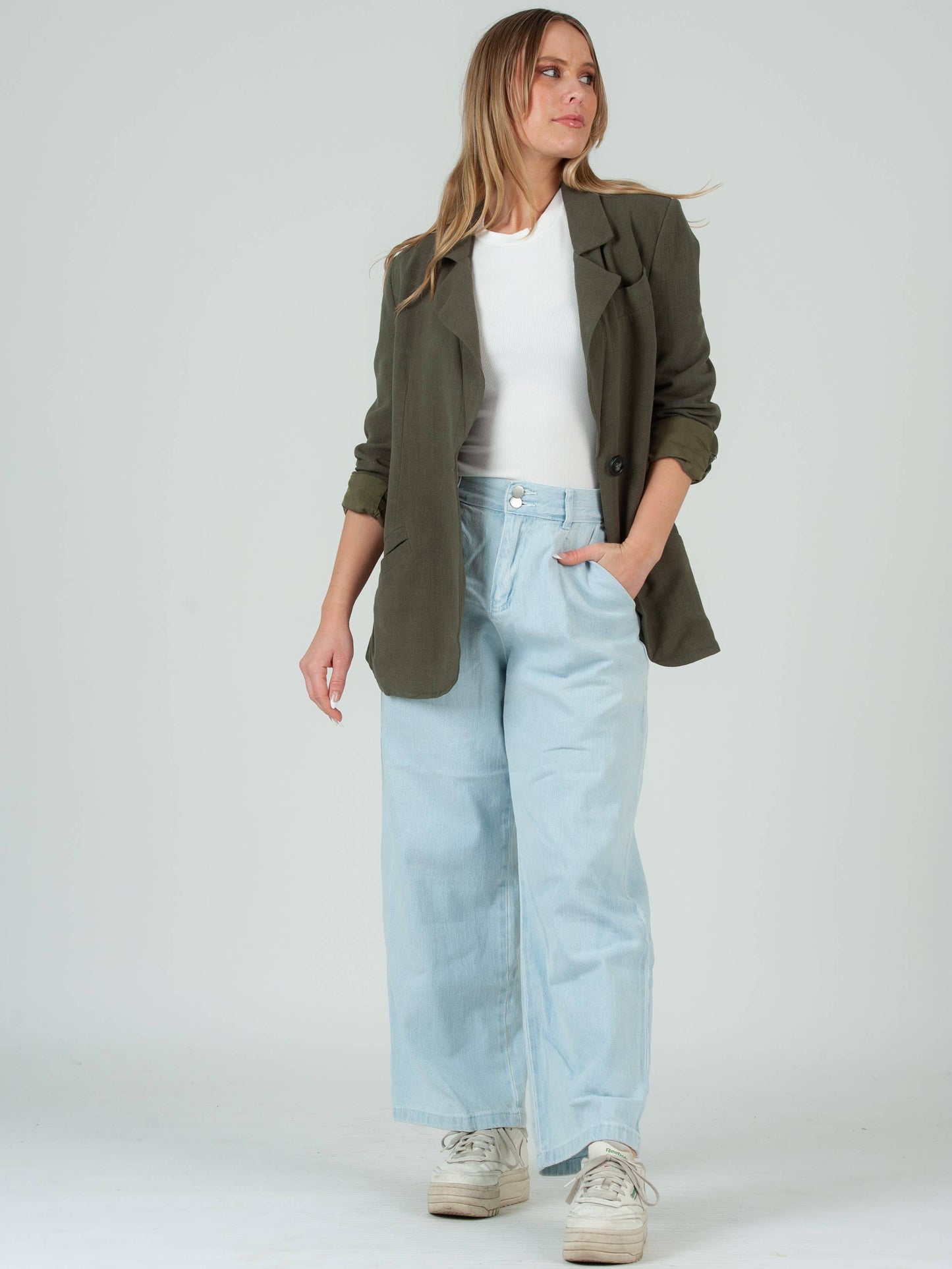 The Harper Linen Blazer