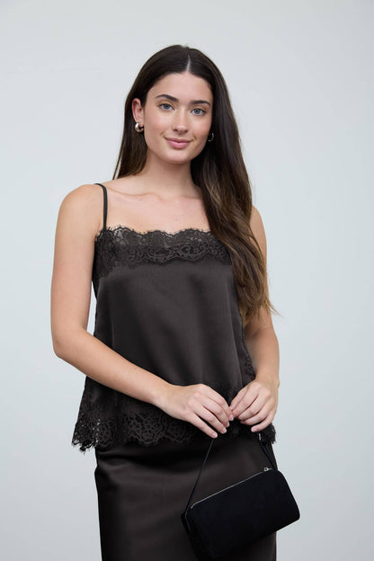 The Midnight Lace Cami