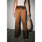 The Contrast Stripe Satin Pant