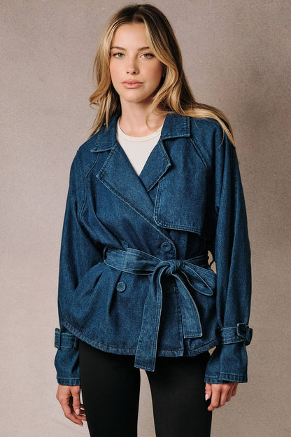 The Short Denim Trench